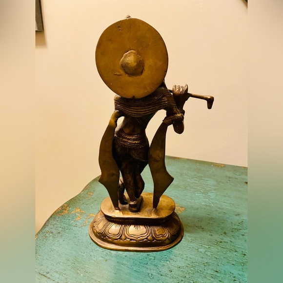 Krishna Statue Bronze - Picture 4 of 5